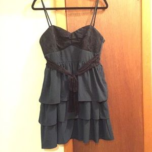 Esley Green/Teal Ruffle & Lace Party Dress NWT